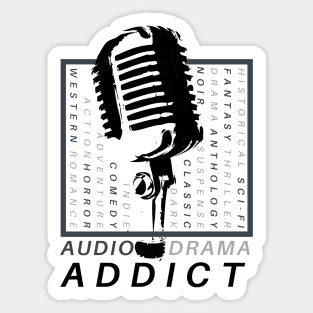 Audio Drama Addict Sticker